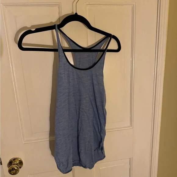 Blue Racerback Tank Top - Picture 1 of 3